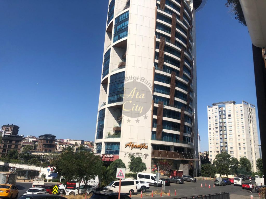 ATAŞEHİR AĞAOĞLU MY PRESTİGE DE KİRALIK OFİS-BÜRO 1+1 105 M2