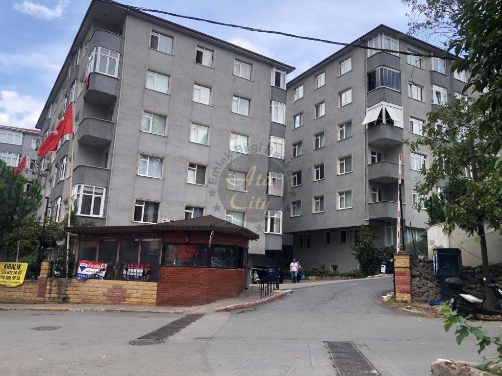 ATAŞEHİR DE KİRALIK DAİRE 3+1 120 M2 BALKONLU HİSARKENT SİTESİ